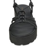 Gianvito Rossi Hebe Leather Sandals Black