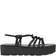Gianvito Rossi Hebe Leather Sandals Black