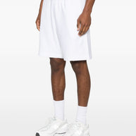 Givenchy Logo Cotton Shorts White