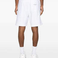 Givenchy Logo Cotton Shorts White