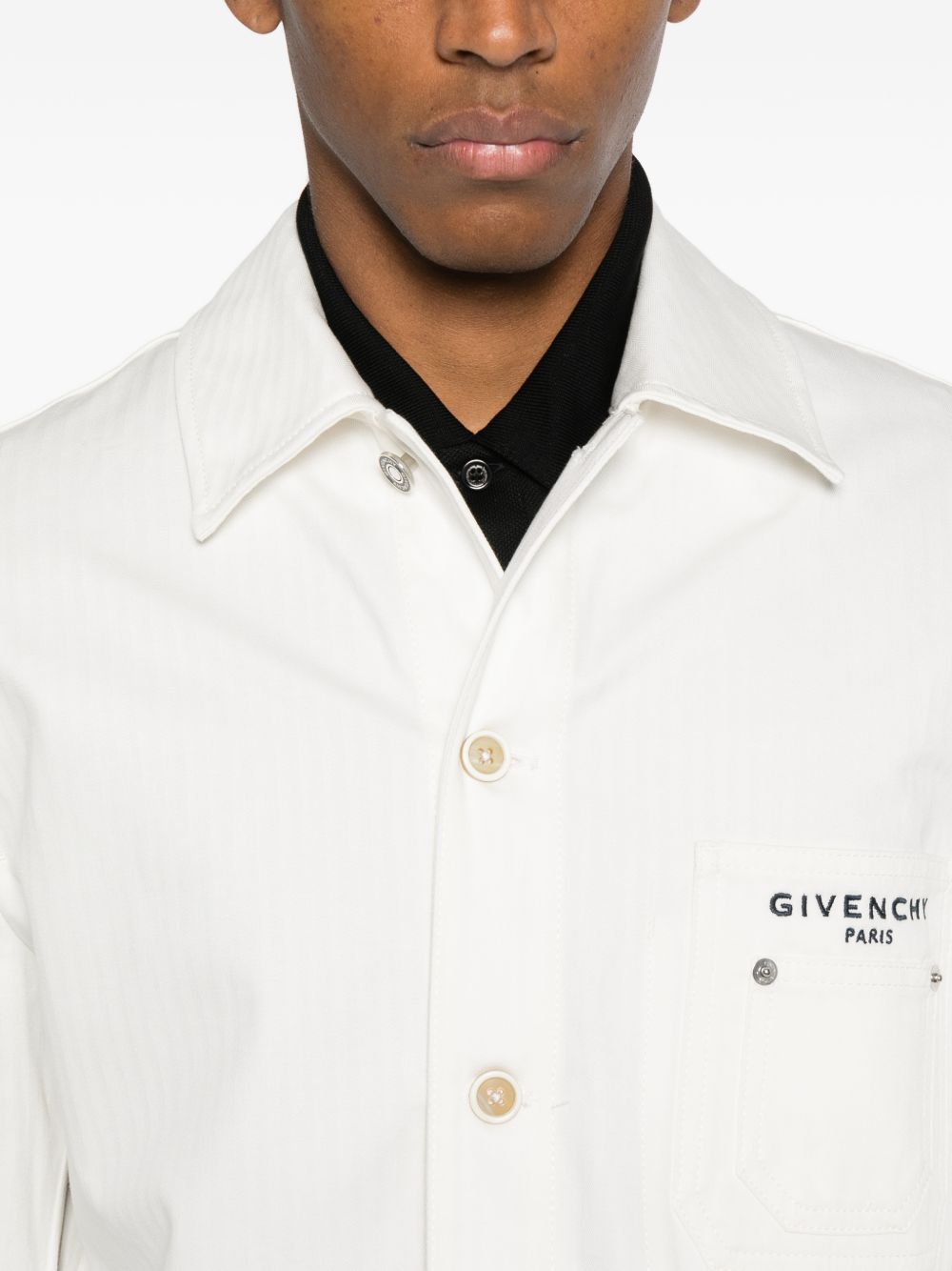 Givenchy Denim Cotton Jacket White