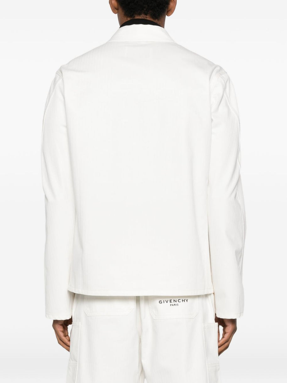 Givenchy Denim Cotton Jacket White