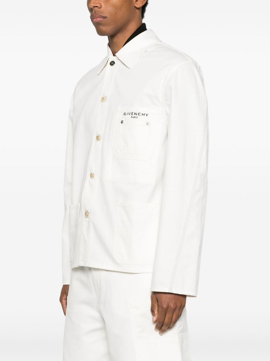Givenchy Denim Cotton Jacket White