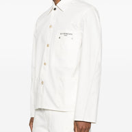 Givenchy Denim Cotton Jacket White