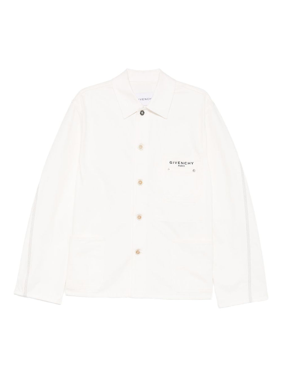 Givenchy Denim Cotton Jacket White