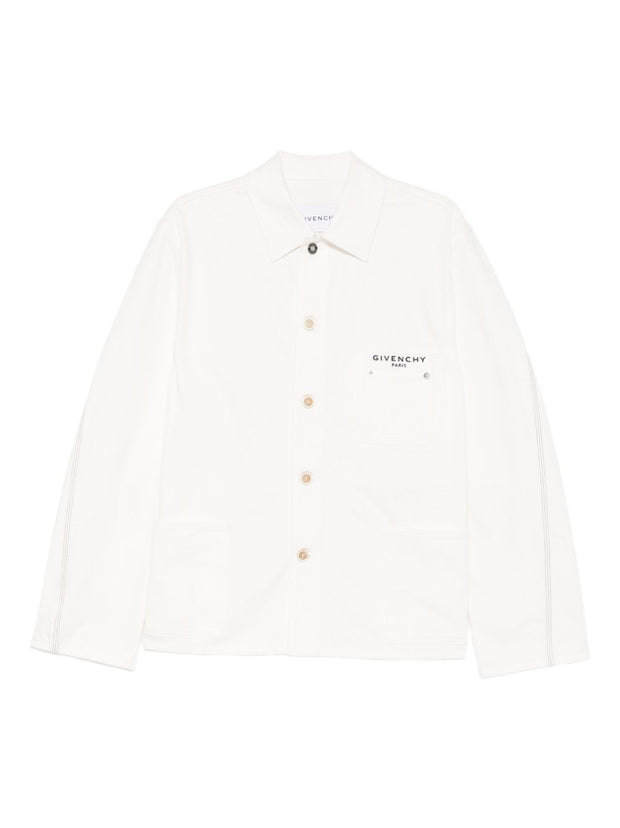 Givenchy Denim Cotton Jacket White