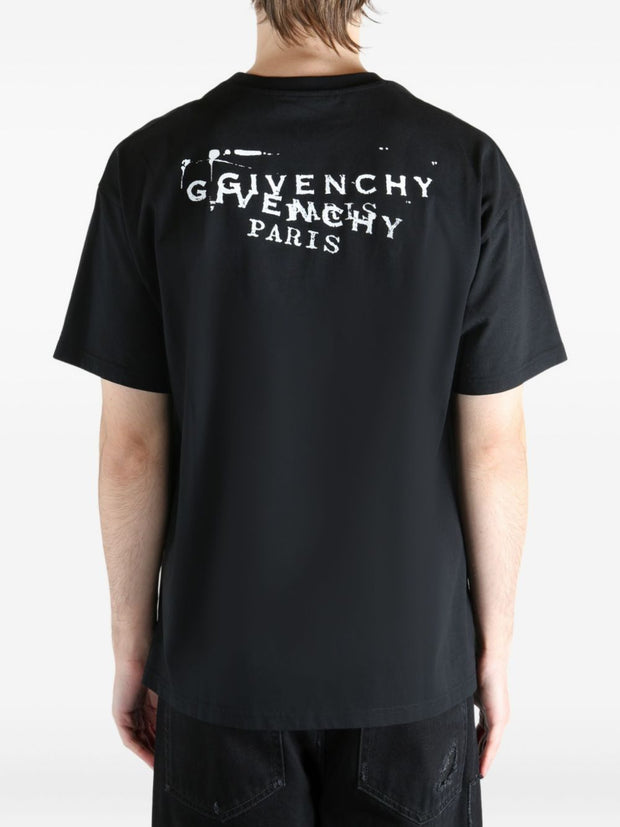 Givenchy Logo Cotton T-shirt Black