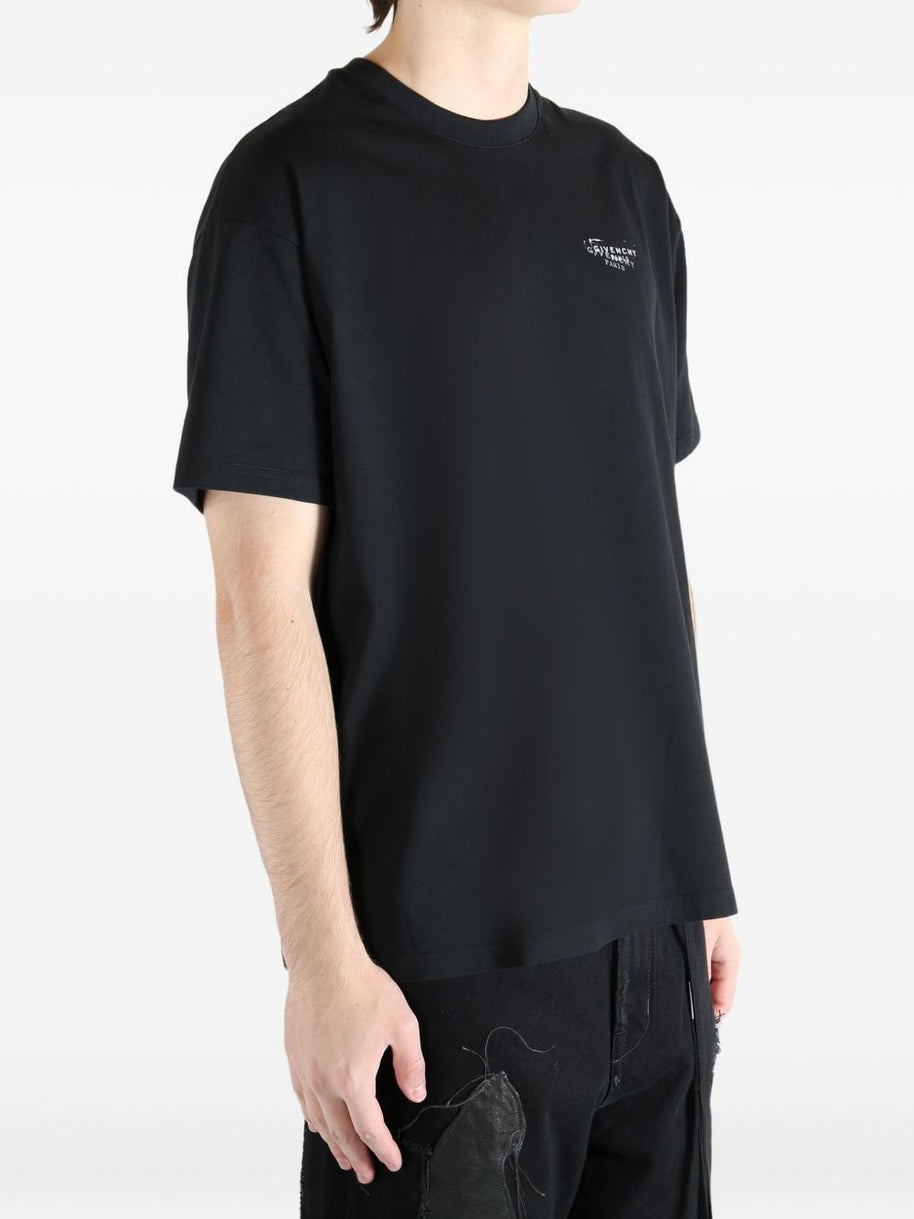 Givenchy Logo Cotton T-shirt Black