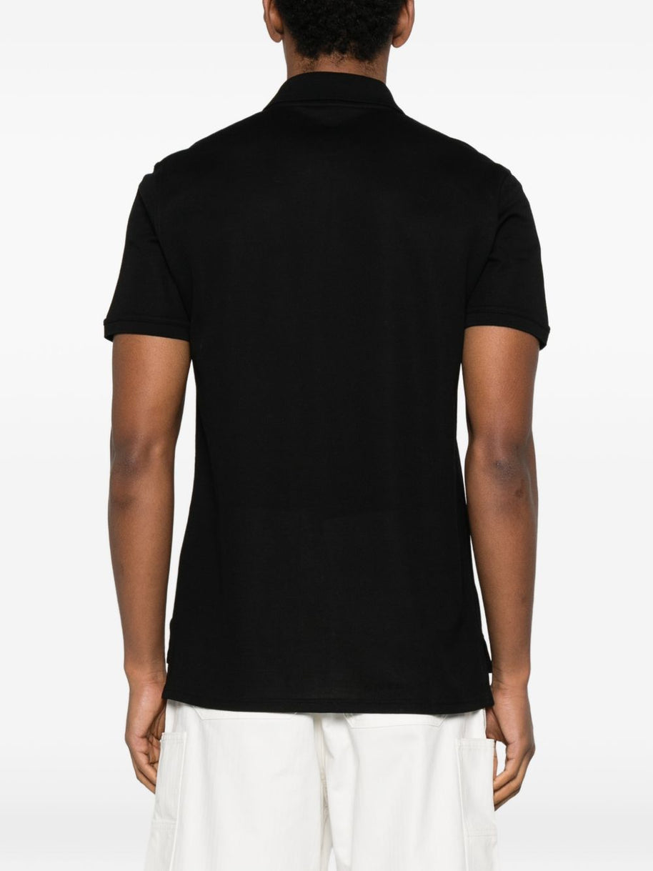 Givenchy Cotton Polo Shirt Black