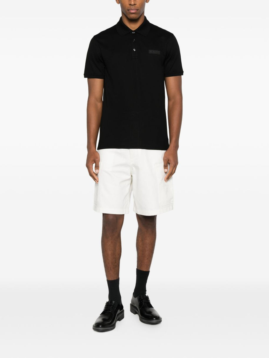 Givenchy Cotton Polo Shirt Black