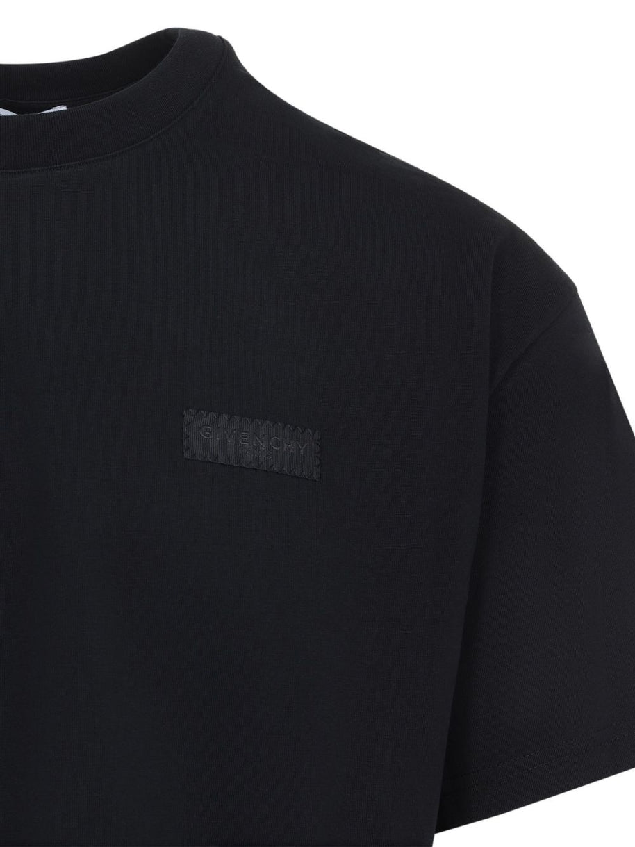 Givenchy Logo Cotton T-shirt Black