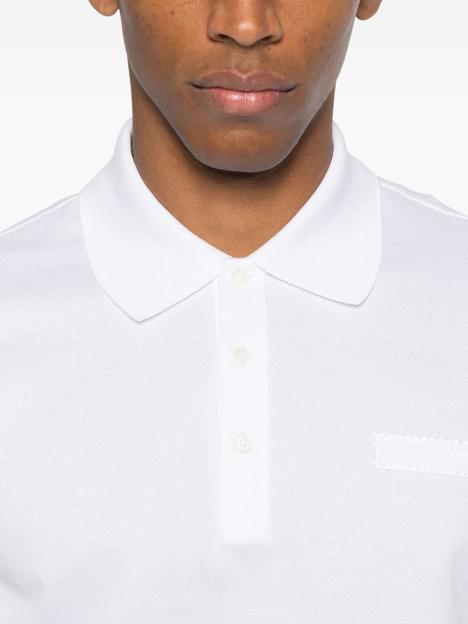 Givenchy Cotton Polo Shirt White