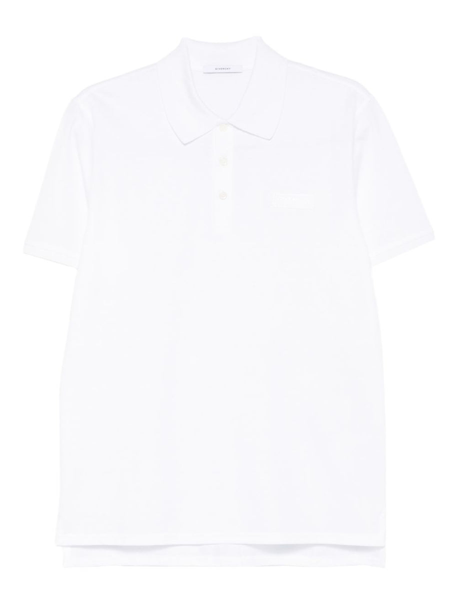 Givenchy Cotton Polo Shirt White