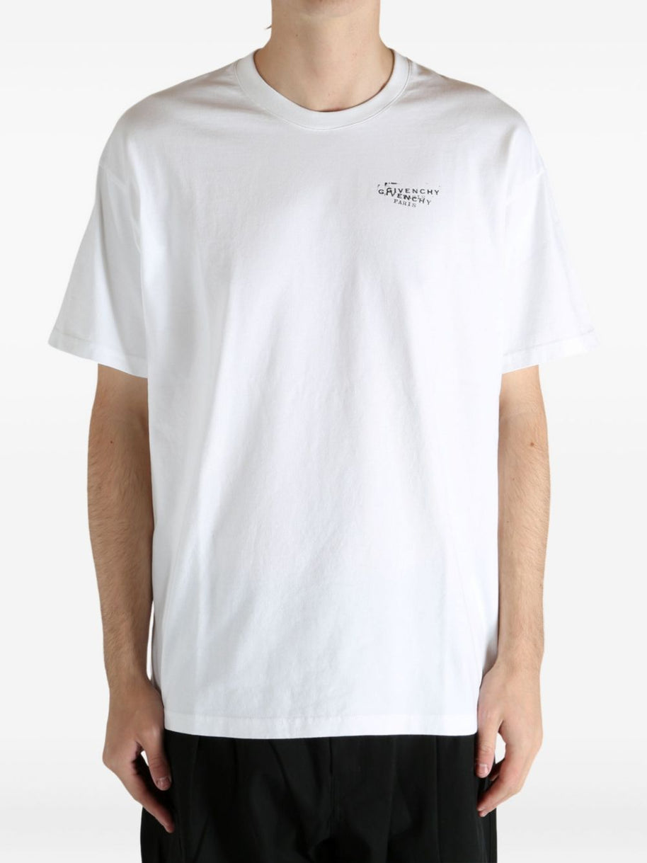Givenchy Logo Cotton T-shirt White