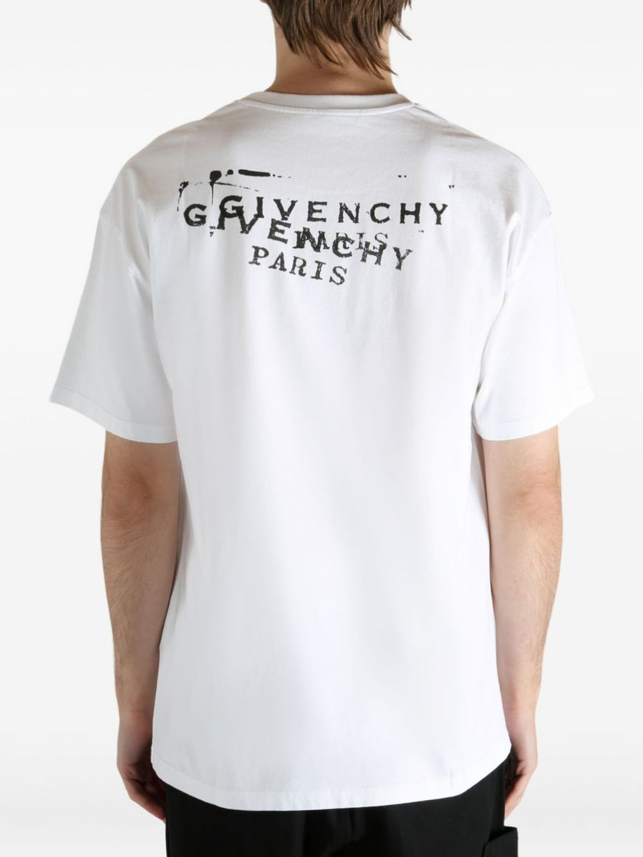 Givenchy Logo Cotton T-shirt White