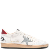 Golden Goose Ball Star Leather Sneakers Red