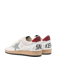 Golden Goose Ball Star Leather Sneakers Red