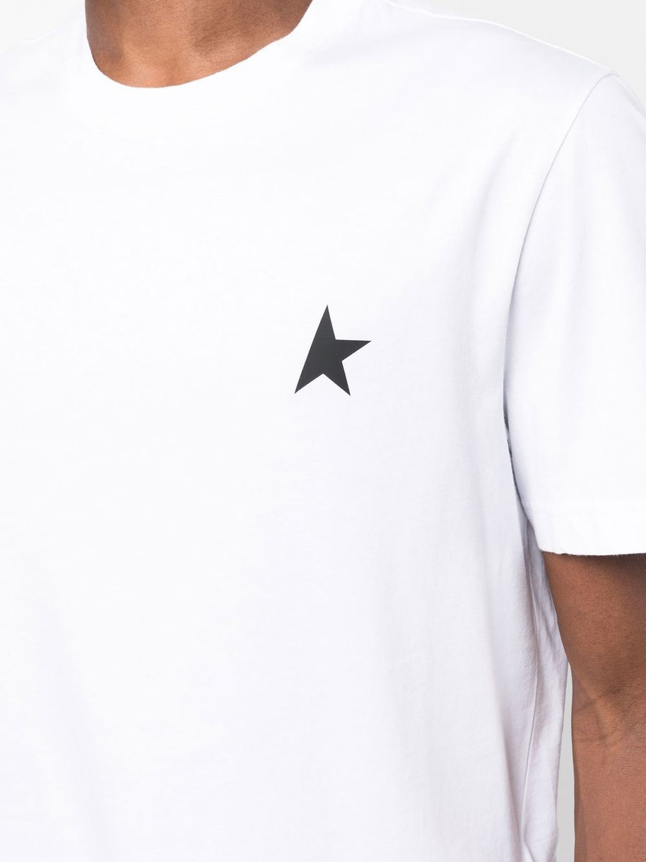 Golden Goose Logo Cotton T-shirt White