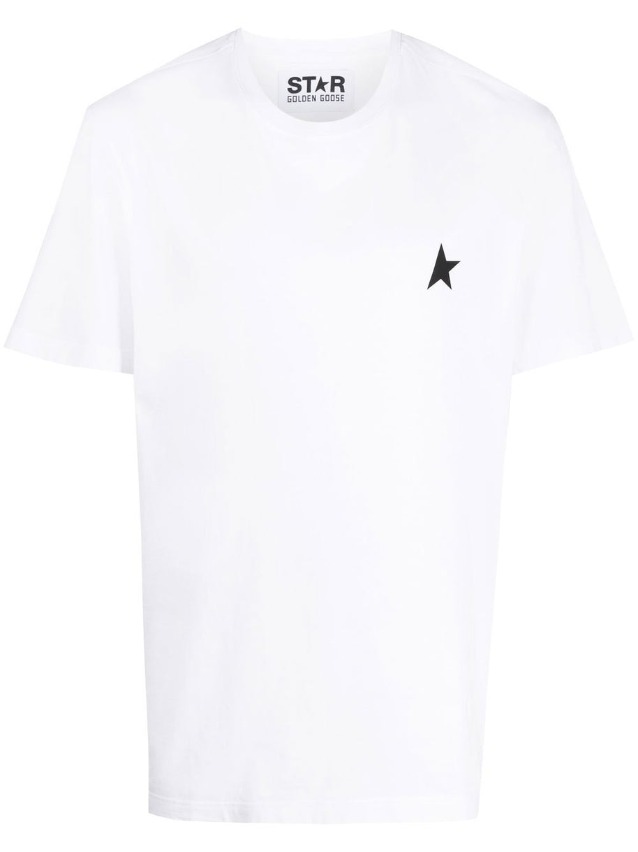 Golden Goose Logo Cotton T-shirt White