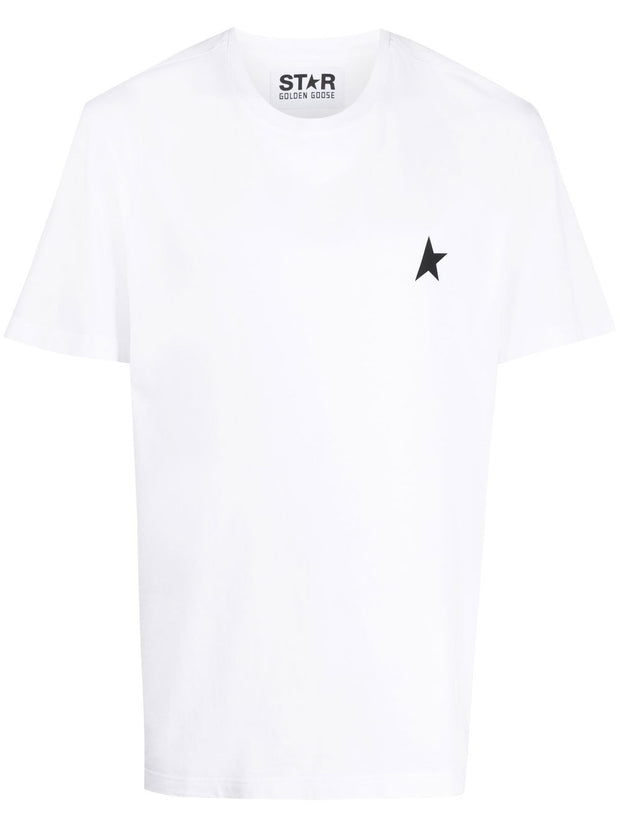 Golden Goose Logo Cotton T-shirt White