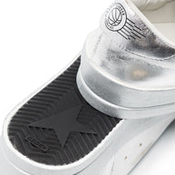 Golden Goose Stardan Leather Sneakers Silver