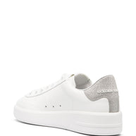 Golden Goose Purestar Leather Sneakers Silver