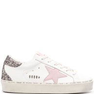 Golden Goose Hi Star Leather Sneakers Pink