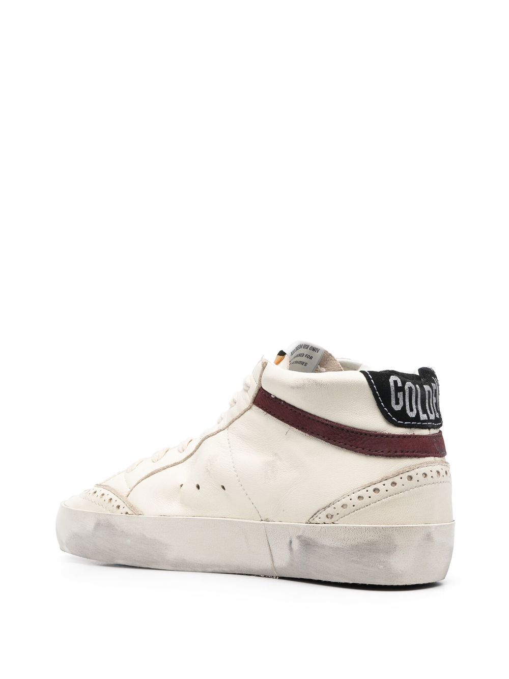 Golden Goose Mid Star Leather Sneakers White