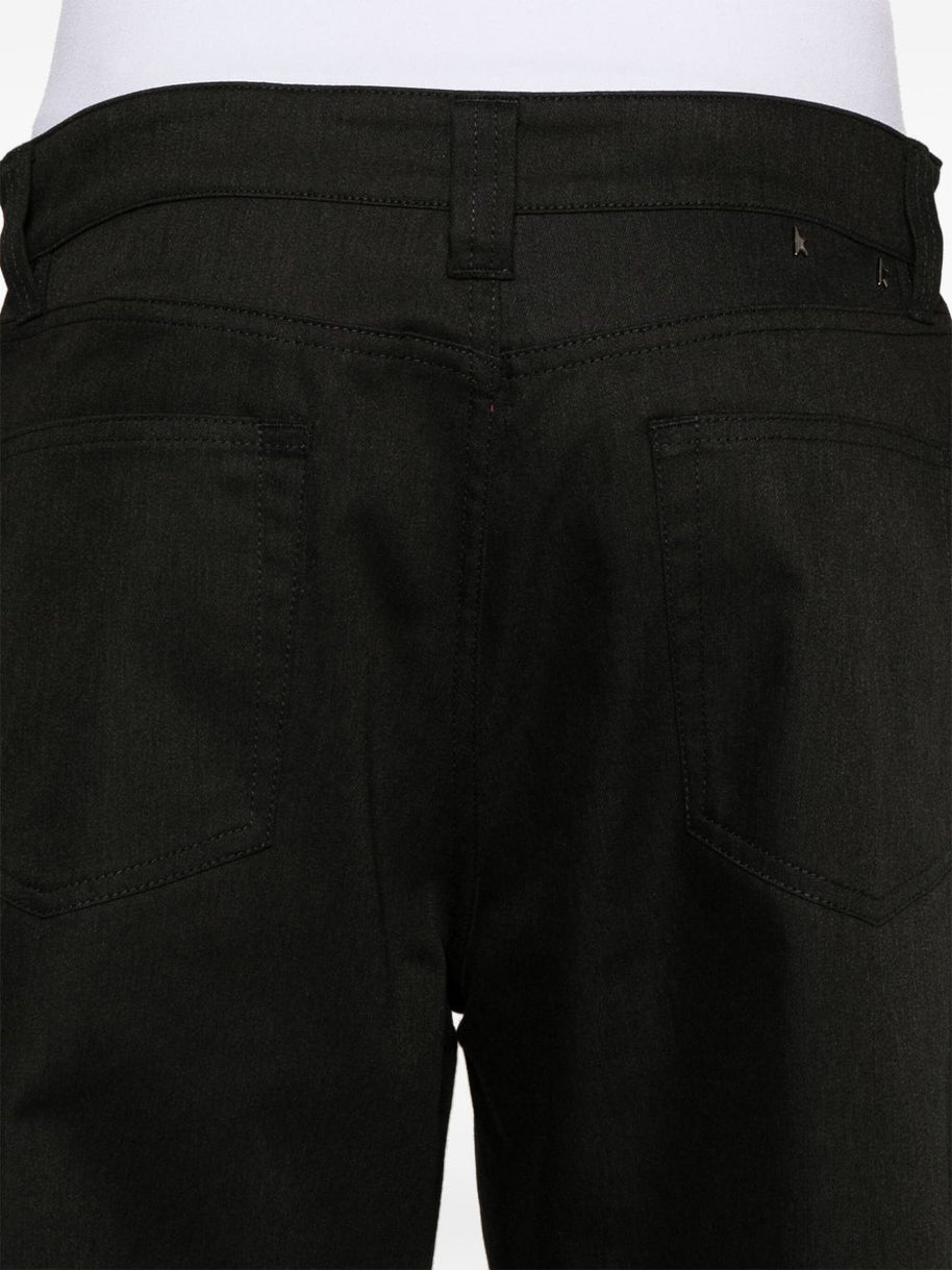 Golden Goose Cotton Cargo Trousers Black