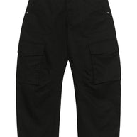 Golden Goose Cotton Cargo Trousers Black