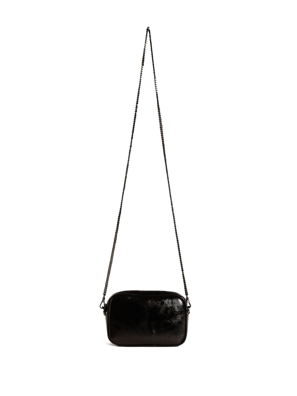 Golden Goose Star Mini Leather Crossbody Bag Black