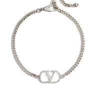Valentino Garavani VLogo Signature Bracelet Silver