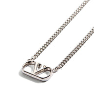 Valentino Garavani VLogo Signauture Necklace Silver