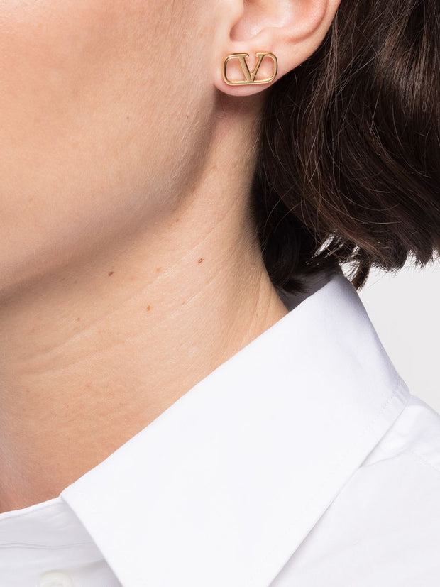 Valentino Garavani VLogo Signature Earrings Golden