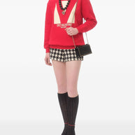 Valentino Garavani Rockstud Leather Wallet On Chain Black