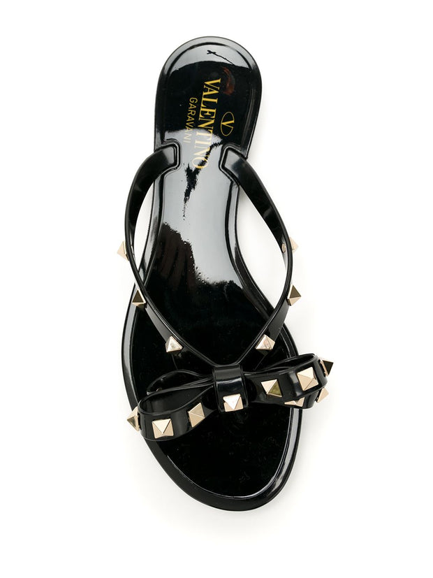 Valentino Garavani Summer Rockstud Sandals Black