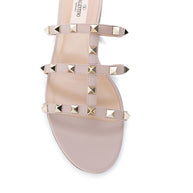 Valentino Garavani Rockstud Leather Sandals Powder