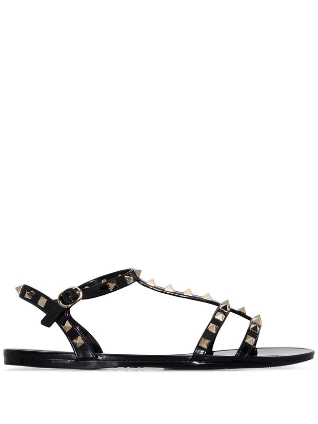 Valentino Garavani Rockstud Sandals Black