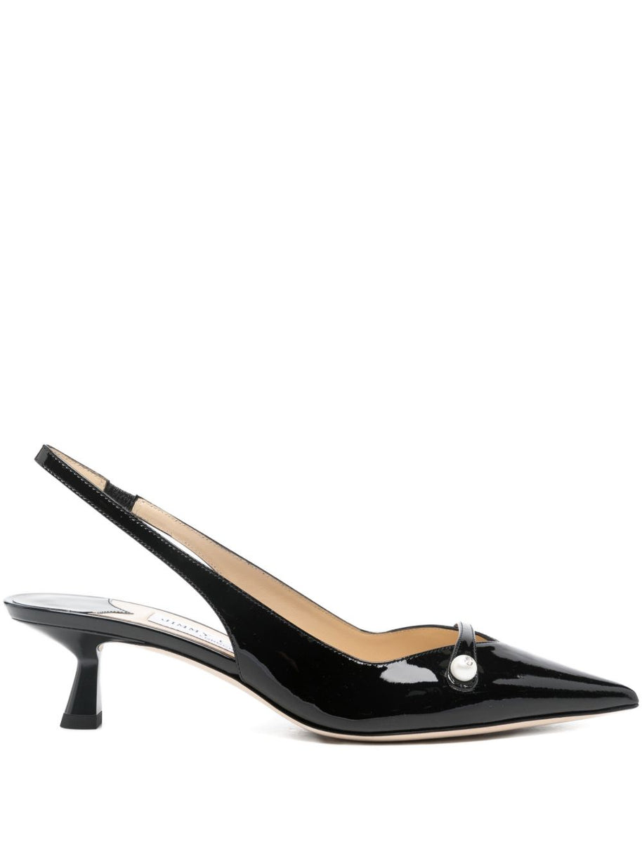 Jimmy Choo Amita Patent Leather Pumps Black