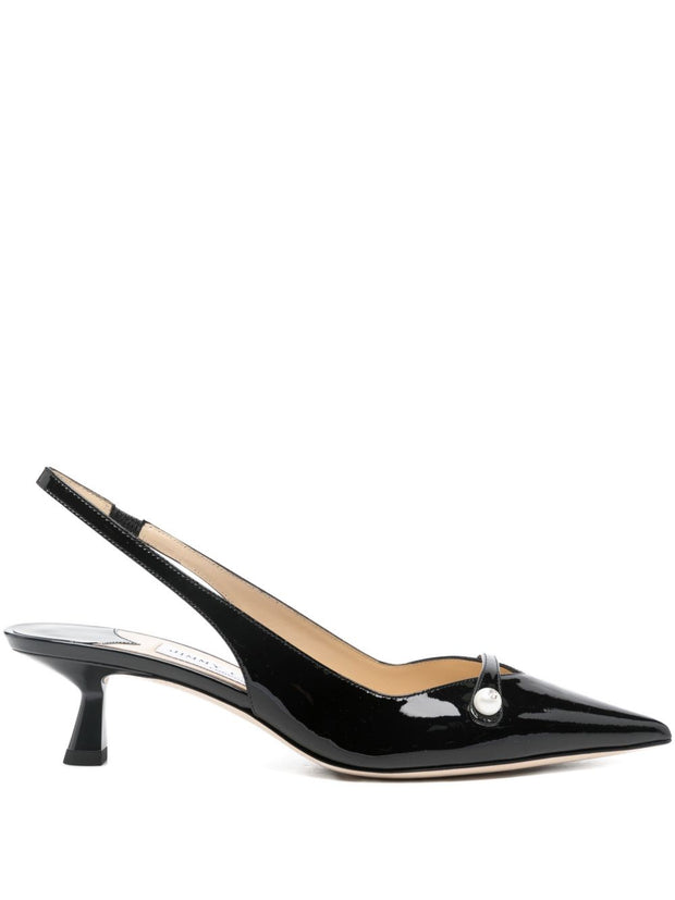 Jimmy Choo Amita Patent Leather Pumps Black
