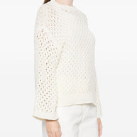 Fabiana Filippi Wool Blend Sweater Beige