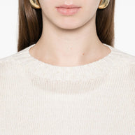 Fabiana Filippi Wool Blend Sweater Beige