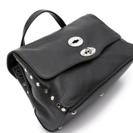 Zanellato Postina Daily Small Leather Handbag Black
