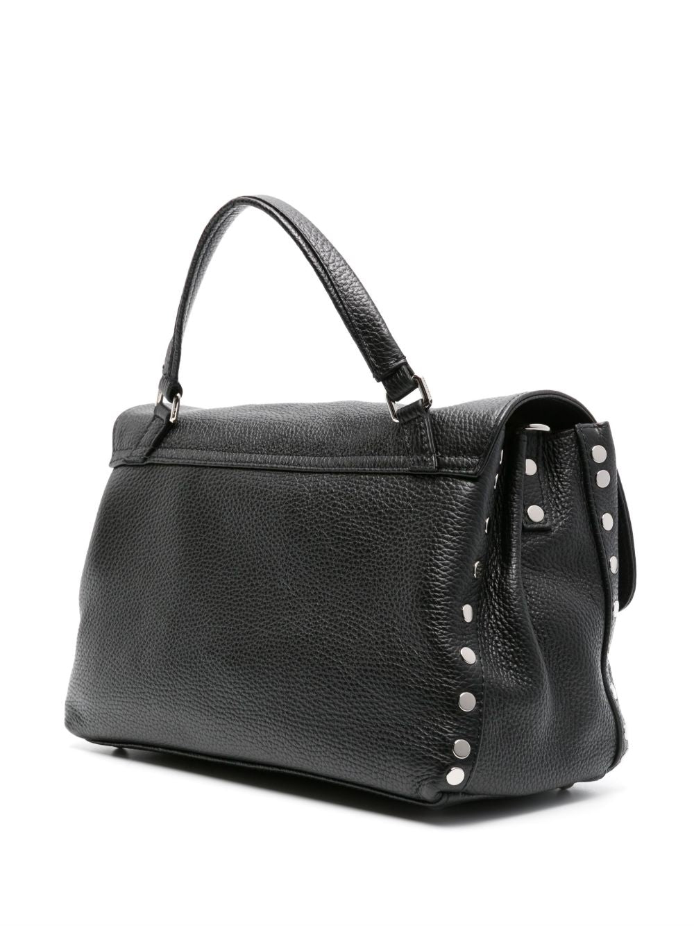 Zanellato Postina Daily Small Leather Handbag Black