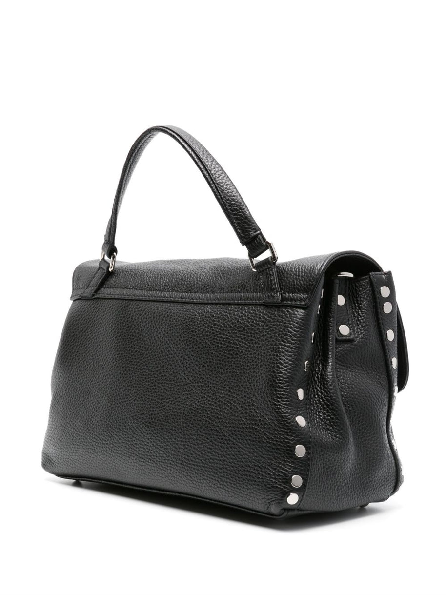 Zanellato Postina Daily Small Leather Handbag Black