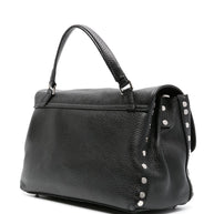 Zanellato Postina Daily Small Leather Handbag Black