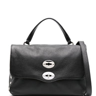 Zanellato Postina Daily Small Leather Handbag Black