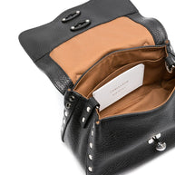 Zanellato Postina Daily Baby Leather Handbag Black