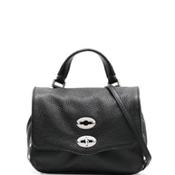 Zanellato Postina Daily Baby Leather Handbag Black