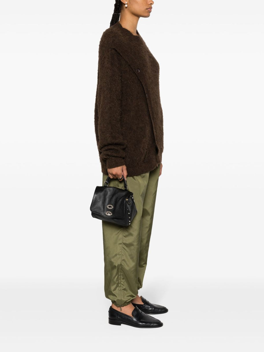 Zanellato Postina Daily Baby Leather Handbag Black